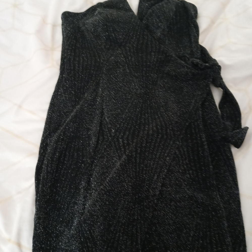 Black and silver club dress